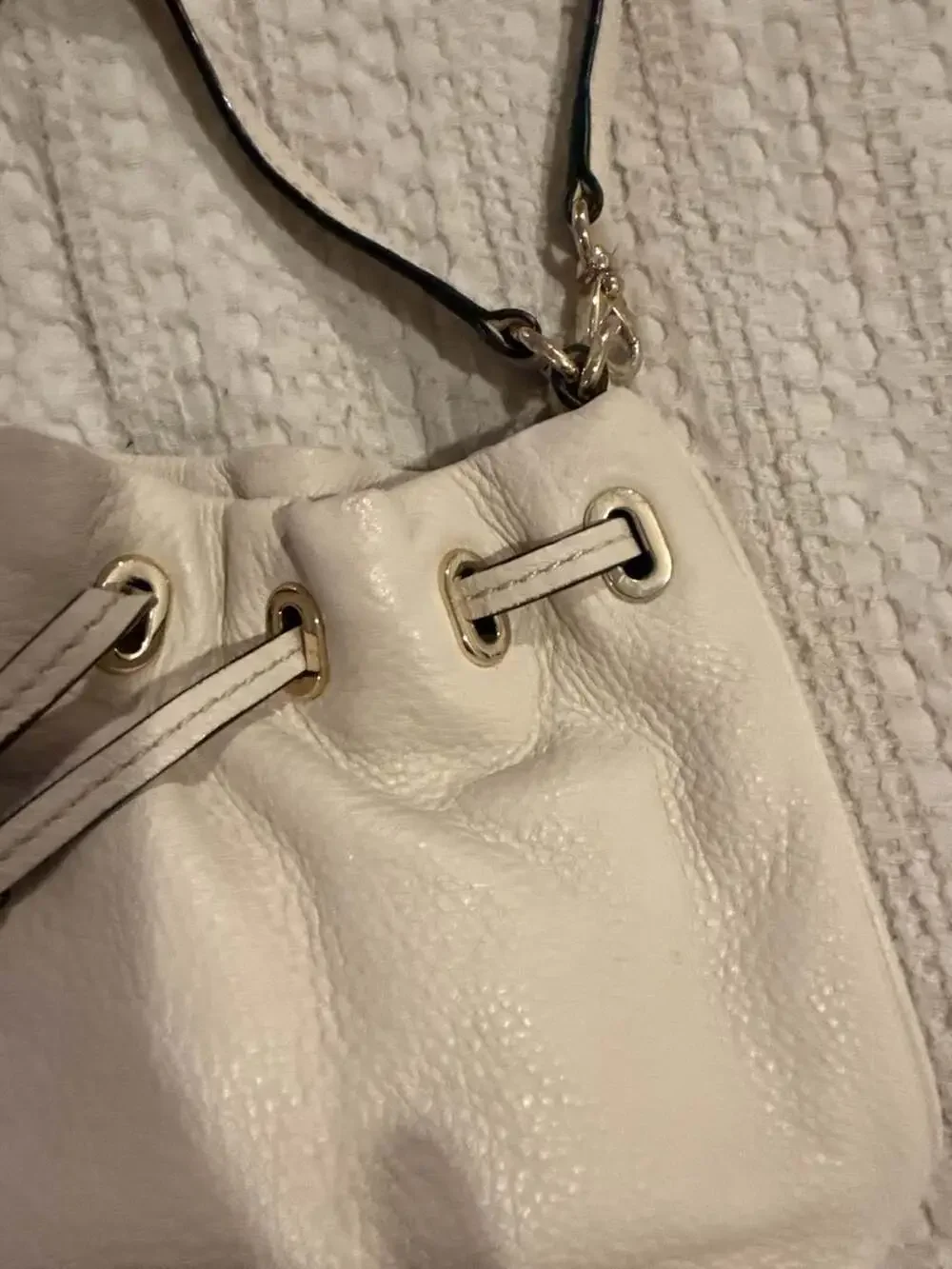 Kate Spade Emma Small Pebbled Leather Bucket Bag